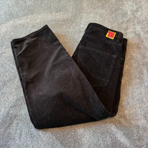 Empyre Loose Fit Black Corduroy Skate Pants Size 30 - Picture 5 of 10